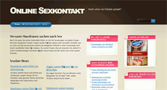 Desktop Screenshot of online-sexkontakt.net